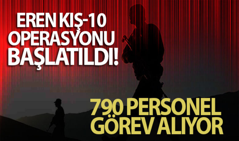Eren Kış-10 Çemçe-Madur Şehit JandarmaYüzbaşı Ferhat Çiftçi Operasyonu başlatıldı - İçişleri Bakanlığınca Eren Kış-10 Çemçe-Madur Şehit Jandarma Yüzbaşı Ferhat Çiftçi Operasyonu başlatıldı. Operasyonda, Jandarma Komando, Jandarma Özel Harekat (JÖH) ve güvenlik korucu timlerinden oluşan 790 personel görev alıyor.