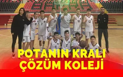 Potanın şampiyonu Bafra Çözüm Koleji