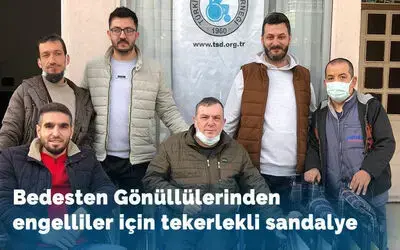 Bedesten Gönüllülerinden Engelliler İçin Tekerlekli Sandalye