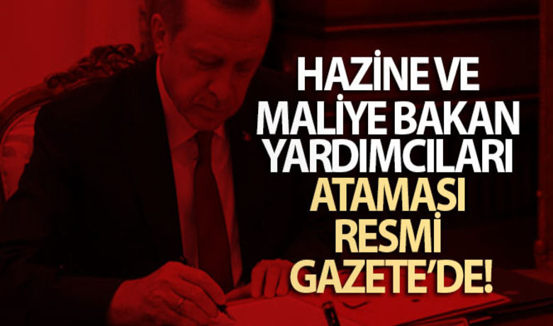 Hazine ve Maliye BakanYardımcıları ataması Resmi Gazete'de - Hazine ve Maliye Bakan Yardımcıları Şakir Ercan Gül ve Mehmet Hamdi Yıldırım görevden alınarak yerine Mahmut Gürcan ve Yunus Elitaş atanmasına ilişkin karar Resmi Gazete’de yayımlandı.