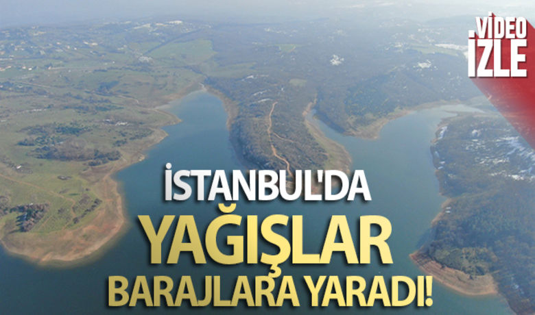 İstanbul'da yağışlar barajlara yaradı - İstanbul'da son günlerde etkili olan sağanak yağışlarla birlikte barajların doluluk oranları da artmaya başladı.