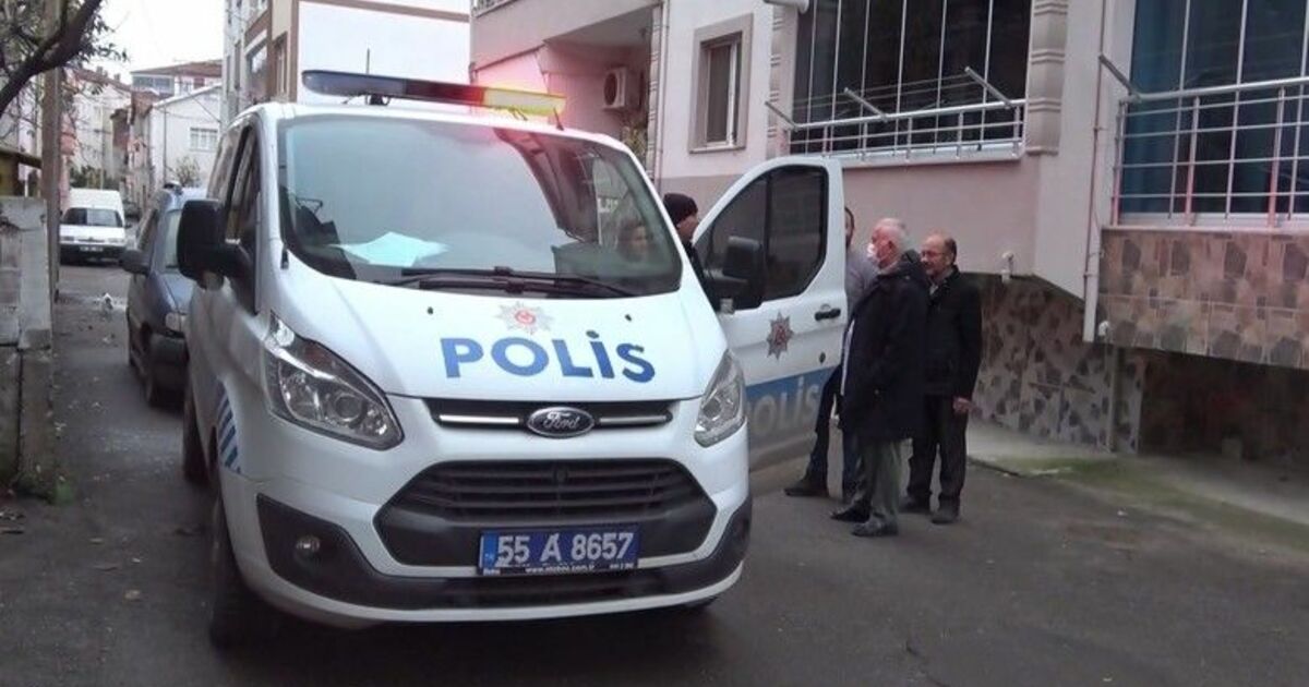 Mahsur kalan kedi için polis ve itfaiye ekipleri seferber oldu