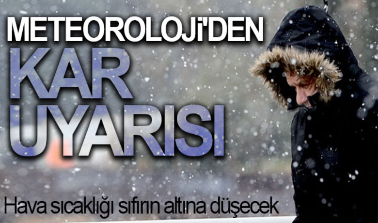 Meteoroloji'den yoğun kar uyarısı! - Yurdun büyük kesiminde yağış bekleniyor. Yağışların iç ve doğu kesimlerde karla karışık yağmur ve kar şeklinde görülmesi bekleniyor. Hafta içinde çok sayıda ilde sıcaklığın sıfırın altına düşmesi bekleniyor.