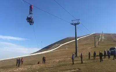 Ladik Akdağ’da nefesleri kesen tatbikat
