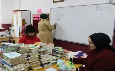 OMÜ öğrencilerinden kütüphane seferberliği
