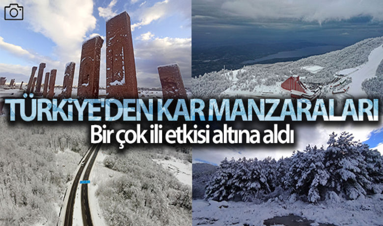 Türkiye'den kar manzaraları - Erzurum'da lapa lapa yağan kar, kimine işkence kimine eğlence olduErzurum'da etkili olan kar yağışı hayatı olumsuz yönde etkiliyor.