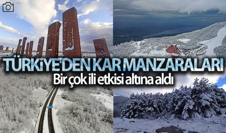 Türkiye'den kar manzaraları - Erzurum'da lapa lapa yağan kar, kimine işkence kimine eğlence olduErzurum'da etkili olan kar yağışı hayatı olumsuz yönde etkiliyor.