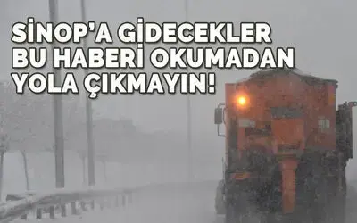 Sinop'a Gidecekler Bu Haberi Okuyun