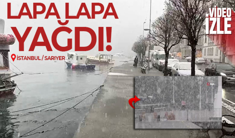 Sarıyer'de lapa lapa kar yağdı - İstanbul'da gece saatlerinde etkili olan kar yağışı birçok ilçede etkili oldu. Sarıyer’de lapa lapa yağan kar İstanbul Boğazı’nı beyaza büründü.