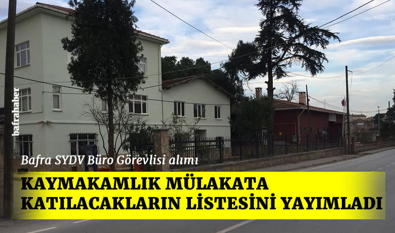 Manset kaymakamlik mulakata katilacaklarin listesini yayimladi