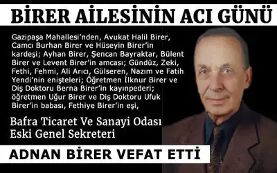 Adnan Birer Vefat Etti 