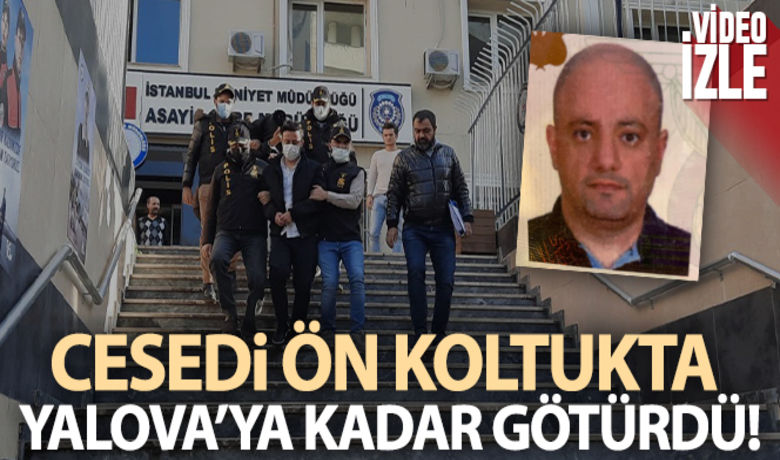 Öldürdüğü kişinin cesedini önkoltukta Yalova'ya kadar götürdü - Kayıp müracaatı yapılan Yemen uyruklu Nabıl Mohammed Abdullah Zabıba'nın cinayete kurban gittiği ortaya çıktı. Zanlının öldürdüğü kişinin cesedini bir yolcuymuş gibi yan koltuğa oturtulup kemeri bağlı halde Yalova’ya kadar araçla götürdüğü belirlendi. Yemen uyruklu katil zanlısı, polisin oprasyonuyla yakalandı.