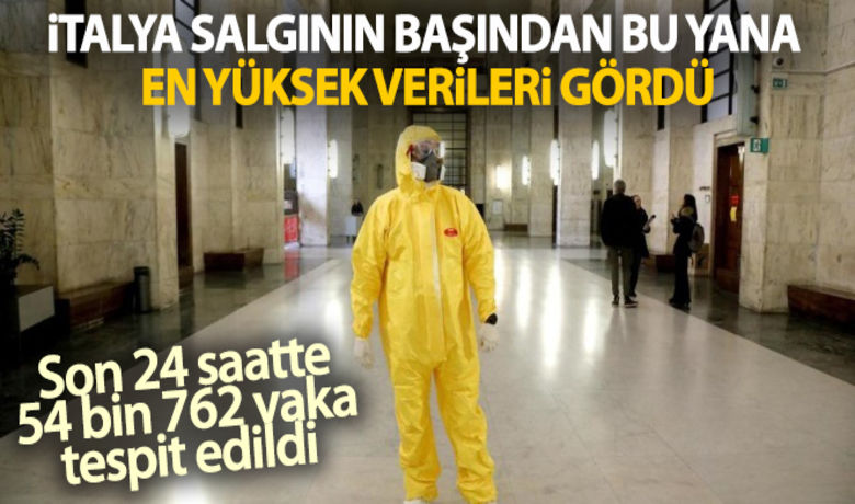 İtalya'da salgının başından buyana en yüksek günlük vaka - İtalya’da korona virüs salgınında son 24 saatte 54 bin 762 yeni vakanın tespit edilmesi ile toplam vaka sayısı 5 milyon 622 bin 431'e ulaştı. Ülkede salgının başından bu yana en yüksek günlük vaka sayısı kayıtlara geçti.