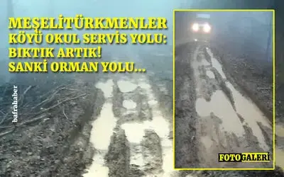 Meşelitürkmenler Yolu Sanki Orman Yolu Gibi