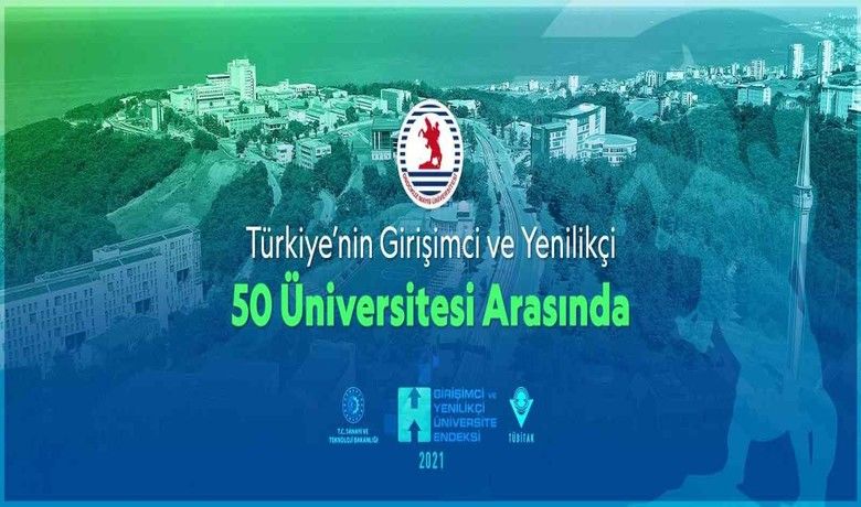 OMÜ, Türkiye’nin en girişimcive yenilikçi 50 üniversitesi arasında - Ondokuz Mayıs Üniversitesi (OMÜ); Türkiye Bilimsel ve Teknolojik Araştırma Kurumunca (TÜBİTAK) oluşturulan ve Türkiye’deki 191 üniversitenin değerlendirmeye alındığı “2021 Yılı Girişimci ve Yenilikçi Üniversite Endeksi” sıralamasına göre ilk 50 üniversite arasına girerek 35.23 puanla 46. sırada yer aldı.