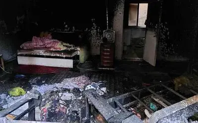 Iraklı genç, 2 yaşındaki Pakistanlı çocuğu alevler içinden kurtardı
