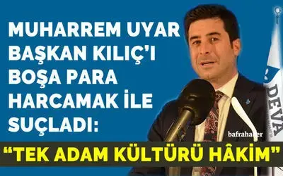 Muharrem Uyar Başkan Hamit Kılıç’ı Çuvalla Boşa Para Harcamakla Suçladı