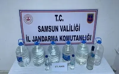 Samsun’da sahte içki operasyonları: 5 gözaltı
