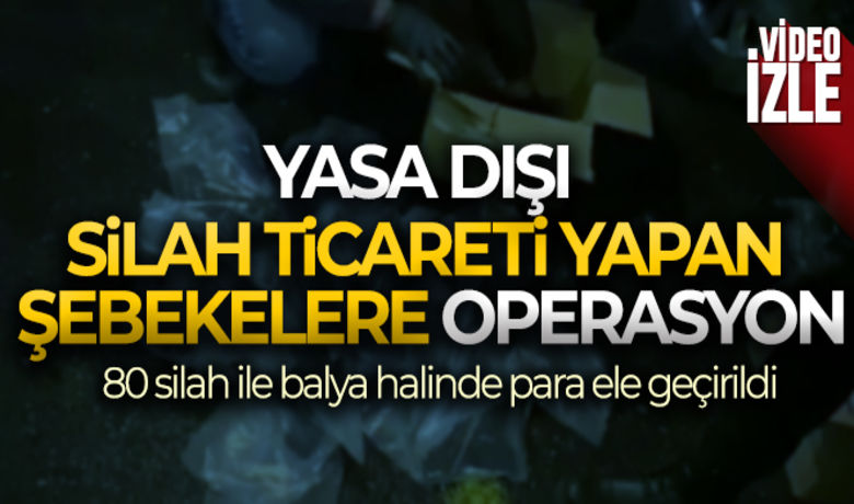 Otomobillerin bagajından 80 silah ilebalya halinde para ele geçirildi - İstanbul’da, yasadışı silah ticareti yapan kanun kaçaklarına yönelik operasyonda 80 silah ve bir miktar mühimmat ve yüklü miktarda para ele geçirilirdi. Silah kaçakçısı 3 kişinin yakalandığı operasyonda ele geçen silahlar emniyette sergilendi.