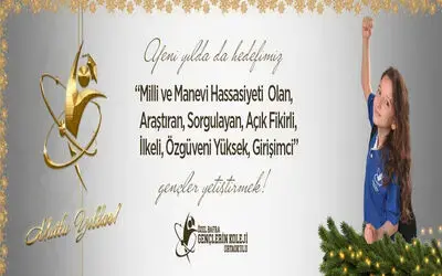 Özel Bafra Gençlerin Kolejinden Yeni Yıl Kutlaması 