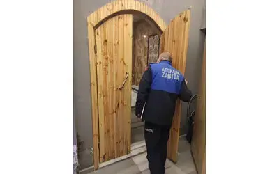 Atakum zabıtası ruhsatsız ‘gizli hamamı’ buldu
