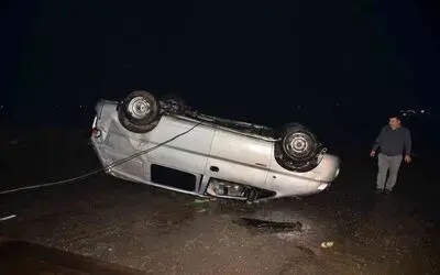 Samsun’da minibüs takla attı: 3 yaralı
