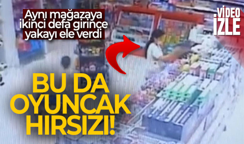 İstanbul'da oyuncak hırsızı kadın kamerada - Kağıthane’de bir alışveriş merkezindeki oyuncak mağazasından ikinci kez hırsızlık yapmaya çalışan kadın polis ekiplerine yakalandı. Kadının oyuncak çaldığı kameraya yansıdı.