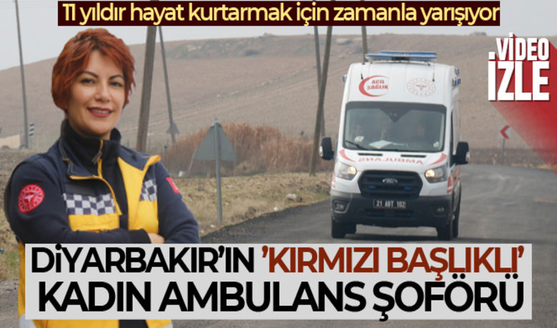 Diyarbakır'ın 'kırmızı başlıklı' kadınambulans şoförü, zamanla yarışıyor - Diyarbakır’ın iki kadın ambulans şoföründen biri olan ‘kırmızı başlıklı’ lakaplı Ayfer Kurt, Acil Tıp Teknisyenliğinden (ATT) şoförlüğe geçip zamanla yarışarak hayat kurtarmaya çalışıyor.