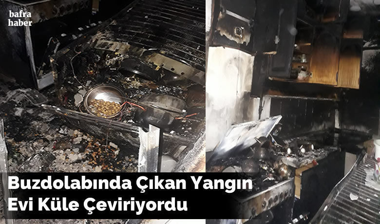 Buzdolabında Çıkan Yangın Evi Küle Çeviriyordu