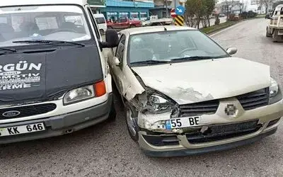 Çarşamba’da kaza: 1 yaralı
