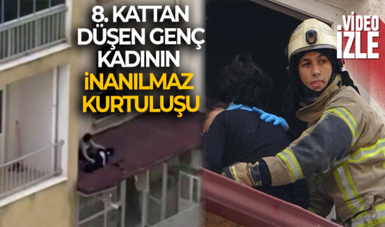 8. kattan düşen genç kadının inanılmaz kurtuluşu - Bursa'da bir apartmanın 8. katındaki balkonunda dengesini kaybederek düşen genç kadın, zemine çakılmaya 10 metre kala bir balkonun çatısına takılı kalarak hayata tutundu.