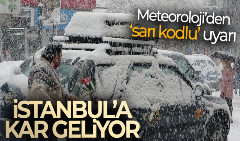 Meteoroloji'den 'sarı kodlu'uyarı! İstanbul'a kar geliyor - Meteoroloji, İstanbul ve Ankara'da çarşamba gününden itibaren kar yağışının beklediğini açıklanırken, 14 il için 'sarı kod' uyarısı yaptı.