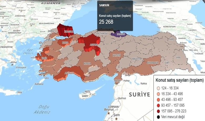 Samsun’da yabancılara konut satışı arttı:Türkiye’de 9. sırada yer aldı - Samsun’da bir önceki yıla göre 2021 yılında konut satışları azalırken, yabancılara ise konut satışı arttı.  Samsun yabancılara konut satışında Türkiye’de 9. sırada yer aldı.