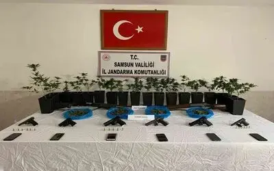 Bafra’da uyuşturucu ve silah ele geçirildi: 1 gözaltı
