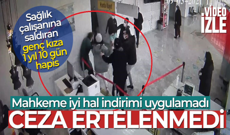 Hastanede sağlık çalışanına saldıran gençkıza 1 yıl 10 gün hapis - Samsun'da hastanede sağlık çalışanına saldırarak gözünden yaralayan 18 yaşındaki genç kız yargılandığı mahkemece 1 yıl 10 ay hapis ve ayrıca 6 bin 360 lira da adli para cezasına çarptırıldı. Mahkeme iyi hal indirimi uygulamadı ve cezayı ertelemedi.