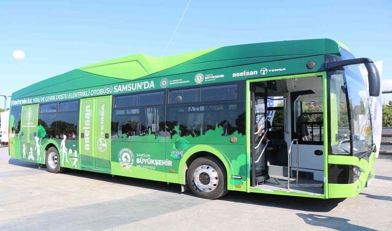 Elektrikli otobüs projesine katılacakbelediyeler Samsun’a telif ücreti ödeyecek - SAMSUN (İHA) – Samsun Büyükşehir Belediye Başkanı Mustafa Demir, bu yıl Mayıs ayında 10 otobüsle faaliyete geçecek ultra hızlı şarj sistemi ile 15 dakikada şarj olabilen elektrikli otobüs projesinin telif hakkının kendilerinde olduğunu, bu proje ile ASELSAN’dan yararlanacak belediyelerin Samsun Büyükşehir Belediyesi’ne ‘telif hakkı ücreti’ ödeyeceğini açıkladı.
