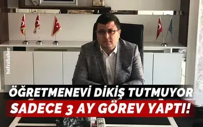 Öğretmenevi Müdürü Görevden Alındı