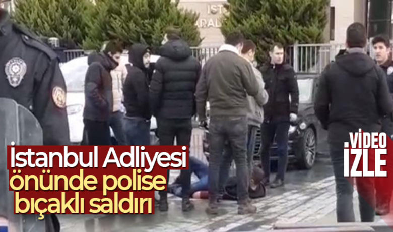 İstanbul Adliyesi önünde polise bıçaklı saldırı - Çağlayan'da bulunan İstanbul Adliyesi önünde bir şahıs, polise bıçakla saldırdı. Saldırgan bacağından vurularak etkisiz hale getirildi.