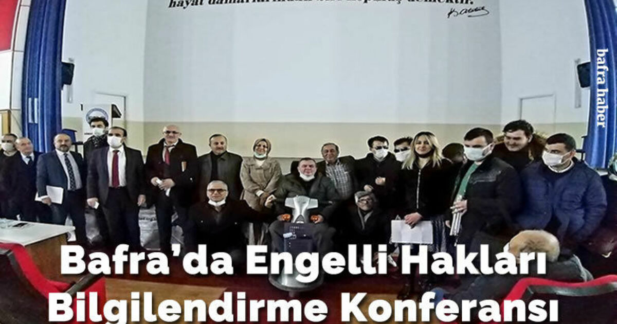 Bafra’da Engelli Hakları Bilgilendirme Konferansı