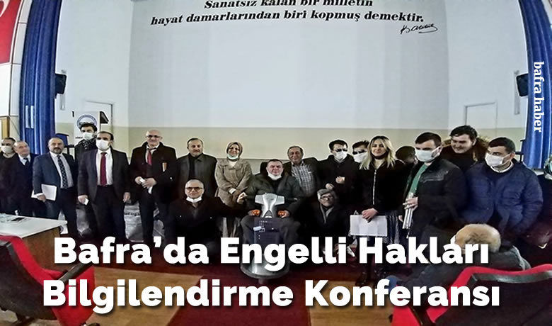 Bafra’da Engelli Hakları Bilgilendirme Konferansı - Samsun’un Bafra ilçesinde Belediye Kültür merkezinde engelli hakları bilgilendirme konferansı düzenlendi.