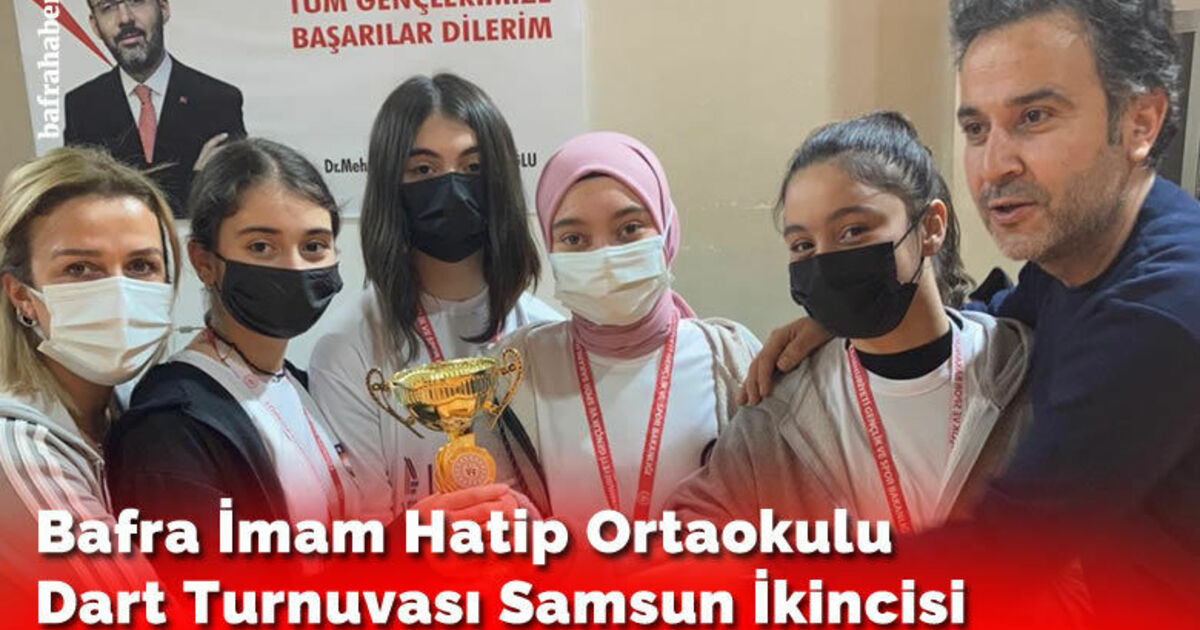 Bafra İmam Hatip Ortaokulu Dart Turnuvası Samsun 2.si