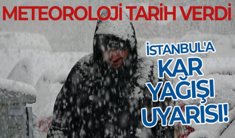 Meteoroloji tarih verdi!İstanbul'a kar yağışı uyarısı - İstanbul'da etkisini gösteren kar yağışının ardından Meteoroloji hava tahmini Uzmanı Bayram Doğan, 5 günlük hava durumu raporunu açıklayarak uyarılarda bulundu.	“Cuma günü itibariyle İstanbul, yeni bir yağışlı sistemin etkisine girecek”