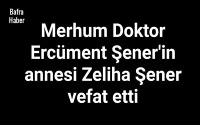 Zeliha Şener Vefat Etti 