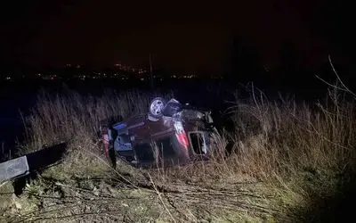 Samsun’da hafif ticari araç takla attı: 1 yaralı
