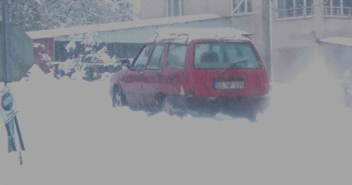 Bafra kara kışa teslim