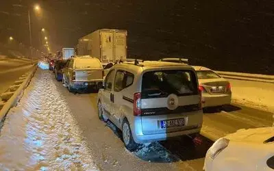 Samsun-Ankara yolunda ulaşımda aksamalar

