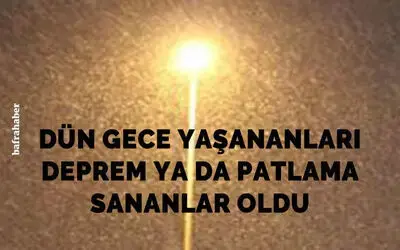 Bafra'da Patlama Gibi Gök Gürültüsü