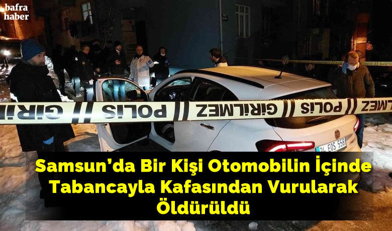 Samsun’da bir kişi otomobiliniçinde tabancayla kafasından vurularak öldürüldü - Samsun’da sokak ortasında içinde bulunduğu otomobilin şoför koltuğunda silahlı saldırıya uğrayan 6 çocuk babası bir kişi kafasından vurularak olay yerinde hayatını kaybetti.