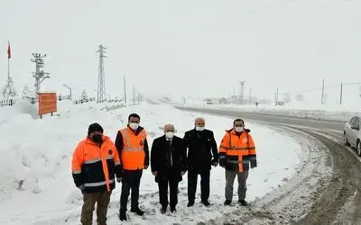 Vali, Samsun-Ankara yolunu denetledi: Trafik açık
