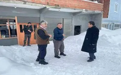 Kaymakamdan kar temizleme çalışmalarına yakın takip
